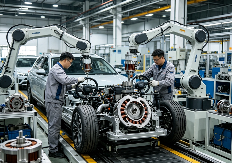 <span style="color:#5a6b7c;"><span style="font-family:Inter;"><strong><span style="font-size:16px;">New Energy Vehicle Production Line</span></strong></span></span><br /> <link href="https://fonts.googleapis.com/css?family=Inter" rel="stylesheet" type="text/css" />